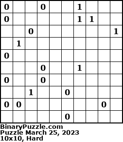 Binary Puzzle