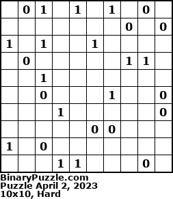 Binary Puzzle
