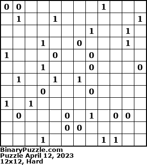 Binary Puzzle