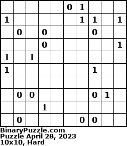 Binary Puzzle