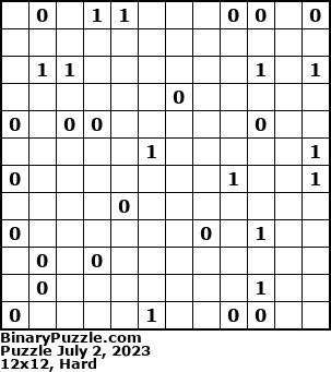 Binary Puzzle