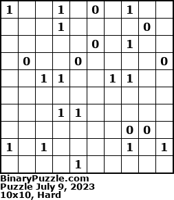 Binary Puzzle