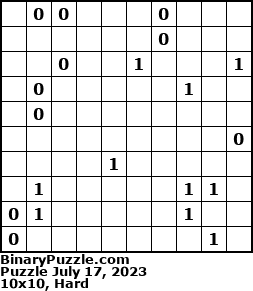 Binary Puzzle