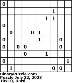 Binary Puzzle