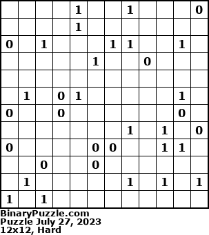 Binary Puzzle