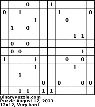 Binary Puzzle