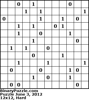 Binary Puzzle