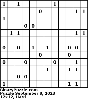 Binary Puzzle