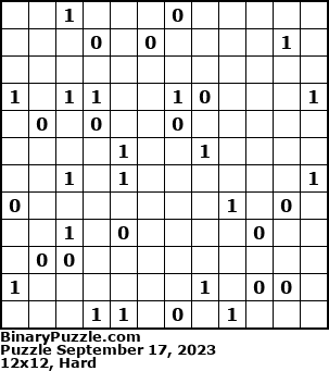 Binary Puzzle