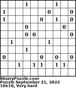 Binary Puzzle