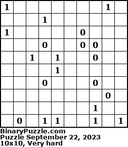 Binary Puzzle