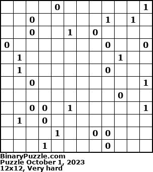 Binary Puzzle