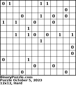 Binary Puzzle