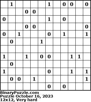 Binary Puzzle