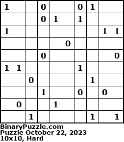 Binary Puzzle