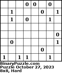 Binary Puzzle