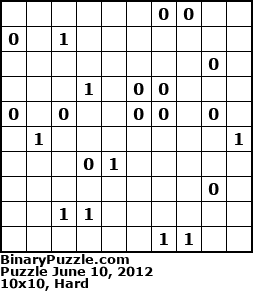 Binary Puzzle