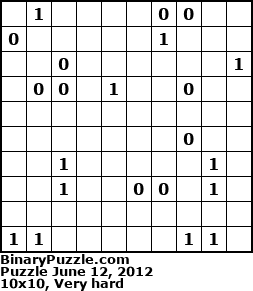 Binary Puzzle