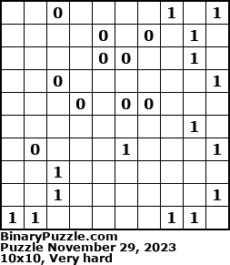 Binary Puzzle