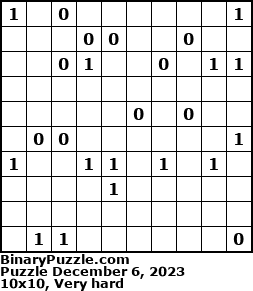 Binary Puzzle