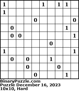 Binary Puzzle