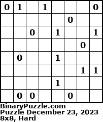 Binary Puzzle