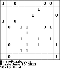 Binary Puzzle