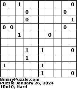 Binary Puzzle
