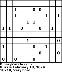 Binary Puzzle