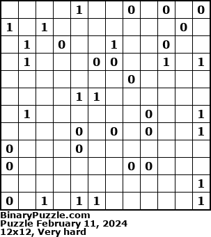 Binary Puzzle