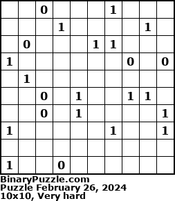 Binary Puzzle