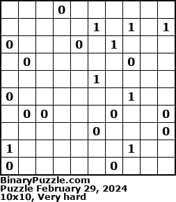 Binary Puzzle