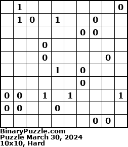 Binary Puzzle