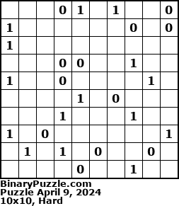 Binary Puzzle
