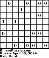 Binary Puzzle