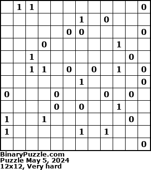 Binary Puzzle