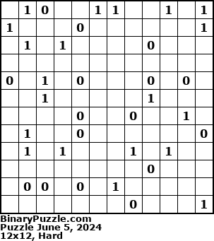 Binary Puzzle