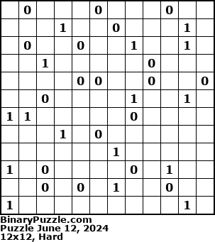 Binary Puzzle