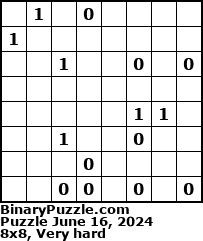 Binary Puzzle