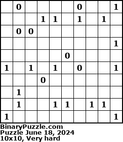 Binary Puzzle