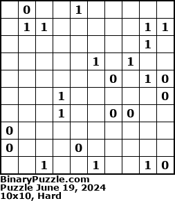 Binary Puzzle
