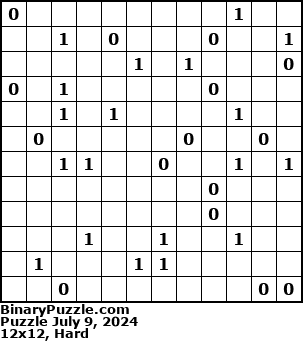Binary Puzzle