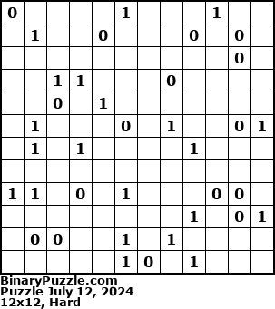 Binary Puzzle