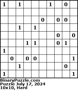 Binary Puzzle