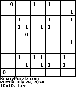 Binary Puzzle
