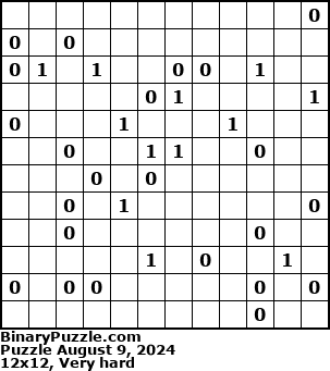 Binary Puzzle