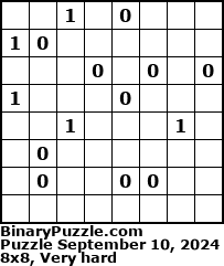 Binary Puzzle