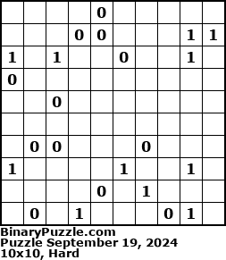 Binary Puzzle