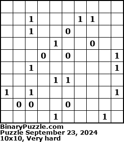 Binary Puzzle