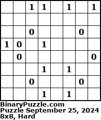 Binary Puzzle
